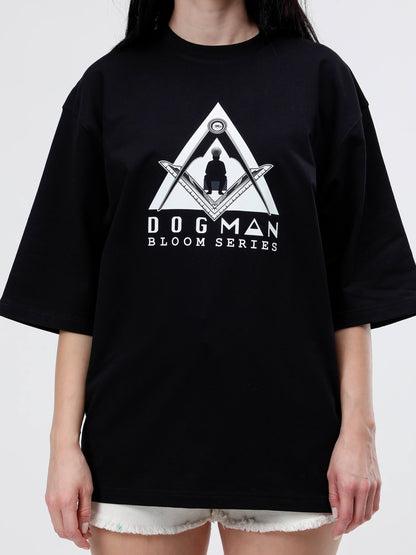 BLOOM SERIES(B05)-BLACK OVERSIZED UNISEX TSHIRT